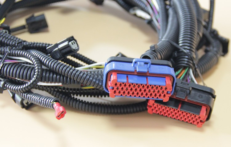 線束加工 AMP 2P防水連接器電纜組件